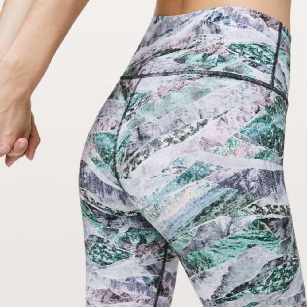 Lululemon Wunder Under Springscape Multi 25” I Size 6 - Picture 4 of 12